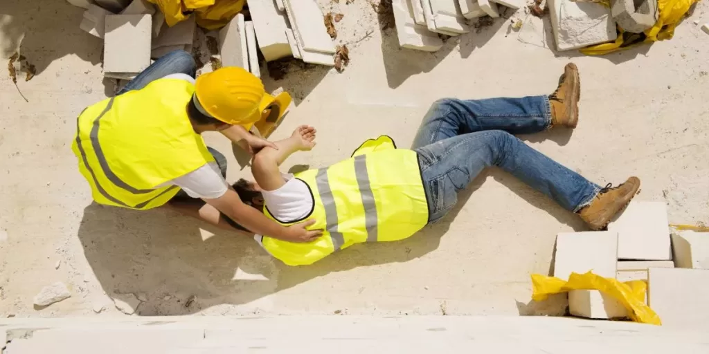 What is the most common type of construction accident in California?