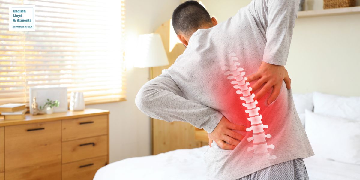 common causes of back injury in california